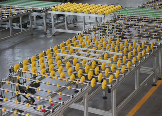 China Transferência de vidro e sistemas de giro com a tabela da rotação para a linha de produção de vidro conexão fornecedor