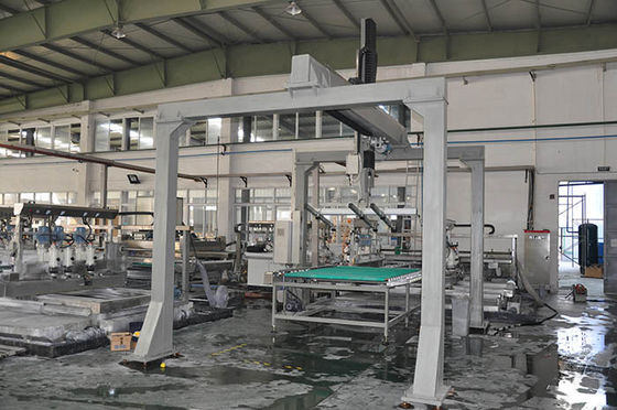 China Máquina de carga de vidro do controle do PLC de Omron para a linha de processamento do vidro liso fornecedor