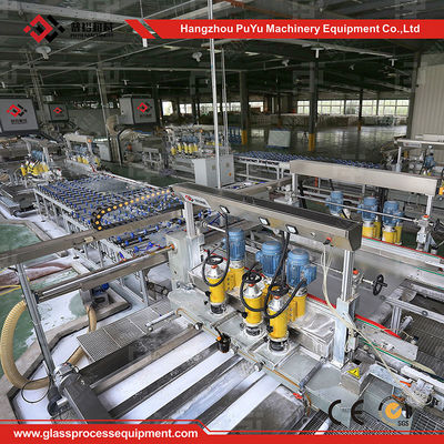 China Máquina de moedura de vidro dos eixos de alta velocidade no vidro que processa a maquinaria fornecedor