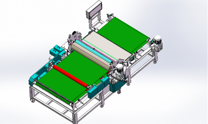 Máquina de revestimento de vidro fotovoltaico automática da linha de produção 2000x1200mm do painel solar